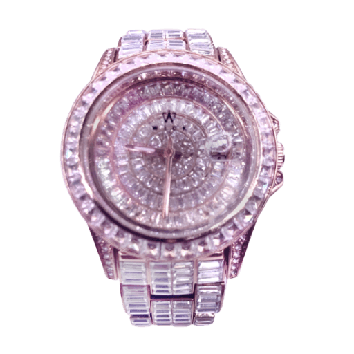 ROSE GOLD MIYOTA QUARTZ SWAROVSKI CRYSTAL WATCH Wick Watches